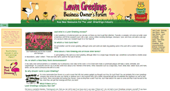 Desktop Screenshot of lawn-greetings.com